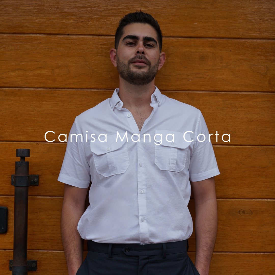 Camisa Oxford Manga Corta