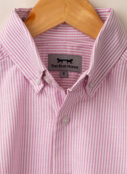 Camisa Oxford Pink Rayas