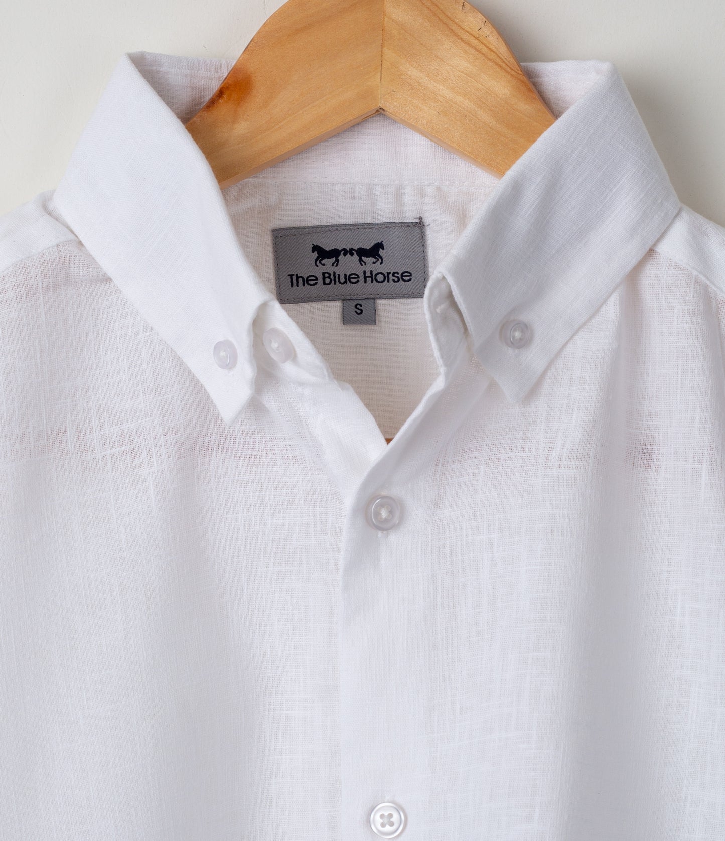 Camisa Lino Ivory White