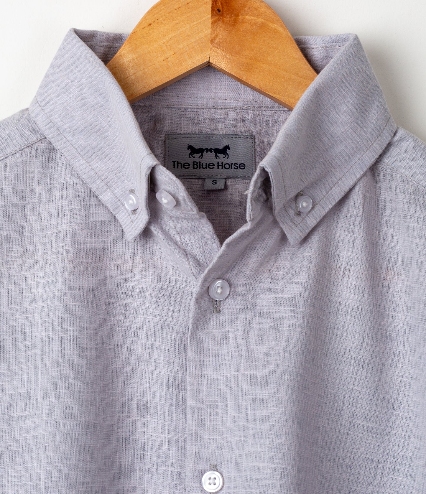 Camisa Lino Castor Grey